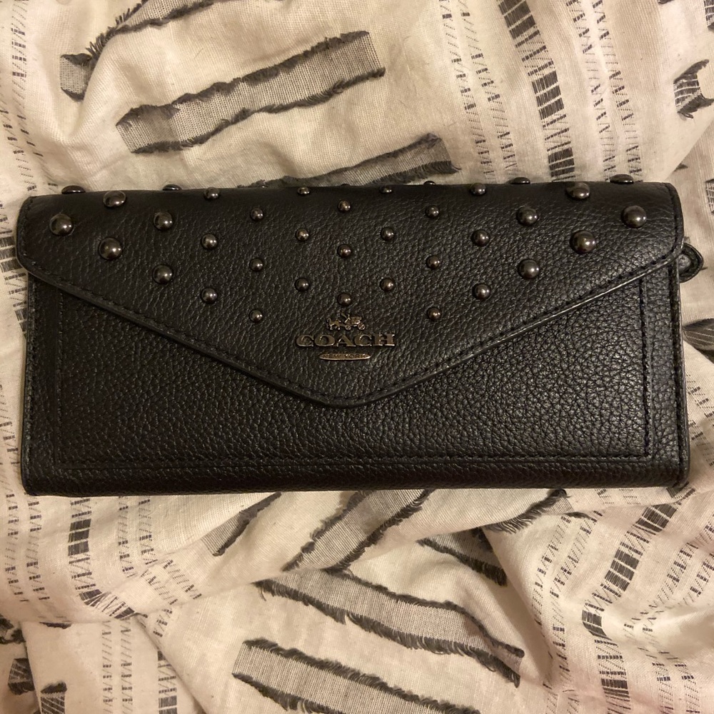 Coach studded wallet
